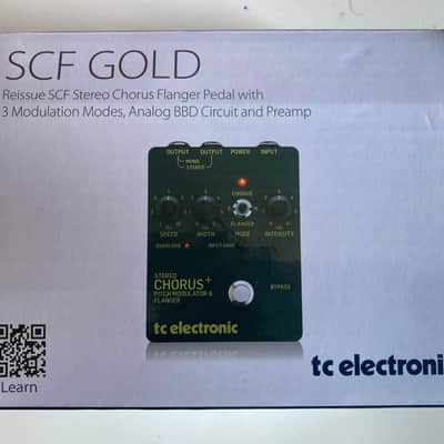 TC Electronic SCF Gold Stereo Chorus + Pitch Modulator & Flanger Reissue 2022 - Present - Black image 1