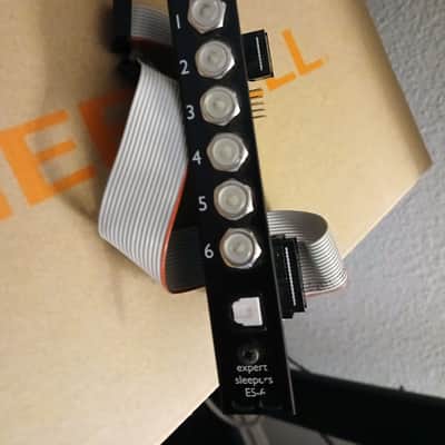 Expert Sleepers ES-6 & ES-7 MK3 CV / Lightpipe Interface Eurorack Synth Module 2021 - Present - Black image 1