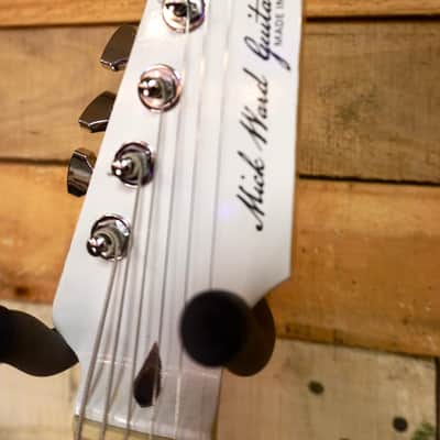 Mick Ward Guitars, White (Explorer body style) image 3