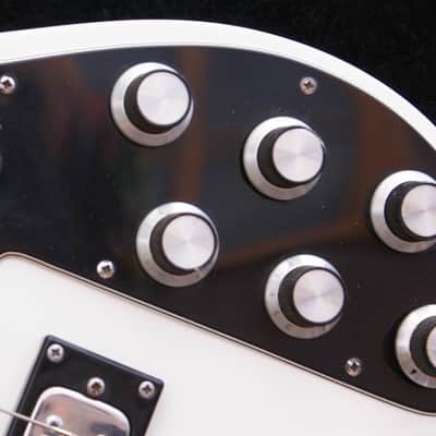 Vintage 1970's John Birch Bass In Rare Arctic White image 9