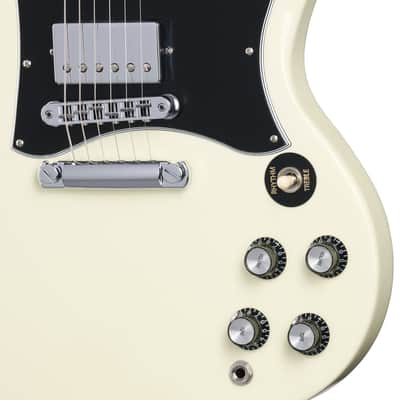 Gibson SG Standard Guitar w/ Gibson Gig Bag - Classic White image 5