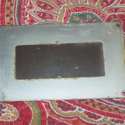 used vintage DOD Bottom Plate for Performer Series pedals (NOTE: screw holes are on are on 4  corners areas) +feet, NO: pedal/other parts - early 1980s Metal Plate has Metallic Silver Finish on both sides, NO rubber padding, NO black print on silver label image 7