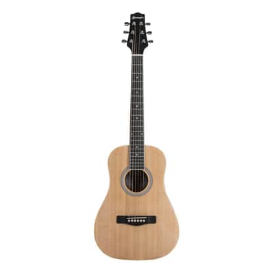 Boroughs B15MNT 3/4 Size Acoustic Guitar, Natural image 2