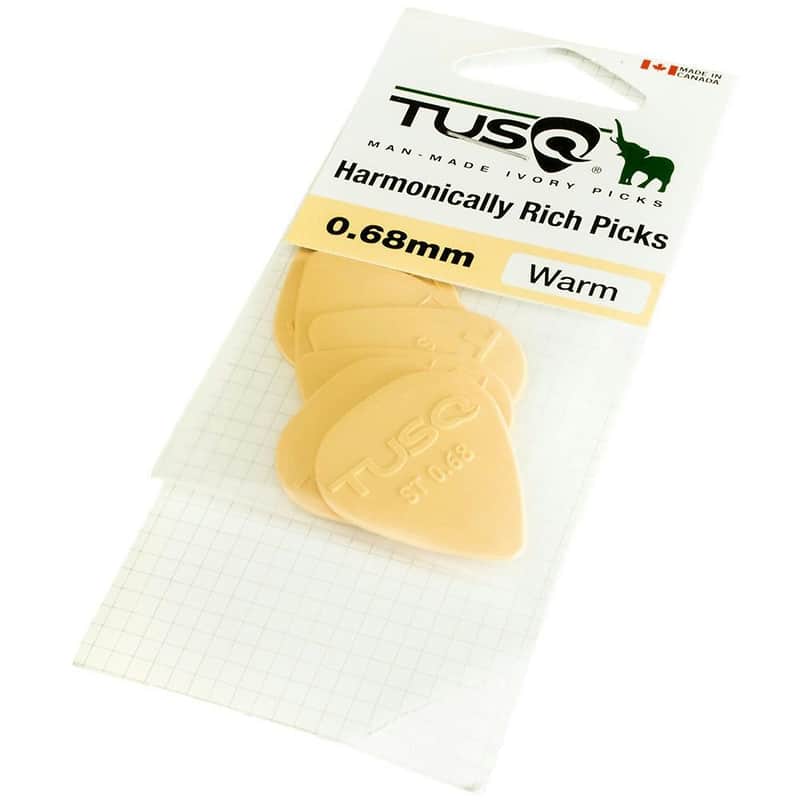 Graph Tech PQP-0068-V6 TUSQ 0.68mm Warm Tone Standard Guitar Picks (6-Pack) image 1