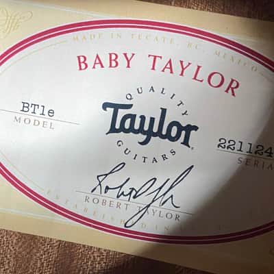 NEW! Taylor Baby Taylor BT1e Walnut Acoustic Guitar - Natural Sitka Spruce - 3.3lbs - Authorized Dealer - G06287 image 3