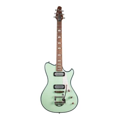 Used Powers Electric A-Type Two Tone FF42 Camtail - Mint and Fjord Green image 2