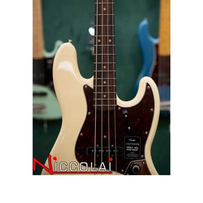 FENDER Vintera III Early '60s Jazz Bass Rosewood Fingerboard, Olympic White image 10