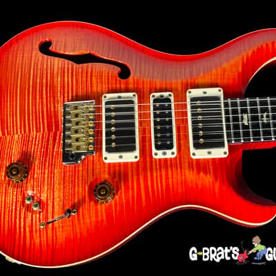 2020 Paul Reed Smith PRS Special 22 Semi-Hollow 10 Top Wood Library w Matching Flamed Maple Neck ~ Blood Orange image 1
