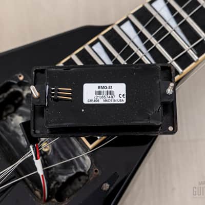 2006 Jackson Stars Randy Rhoads RR-J2BE Flying V Black w/ EMG & Case image 17