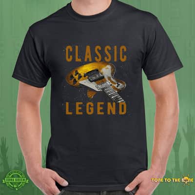 Classic Legend Custom Printed T-Shirt Black-4XL image 2