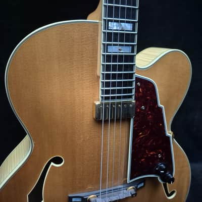 2005 D'Angelico Excel EXL-1 Hollow Body Archtop with Ebony Fretboard - Natural image 4