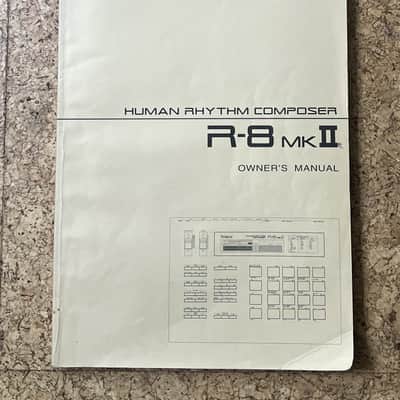 Roland R-8 Human Rhythm Composer + power adaptor + manual image 5