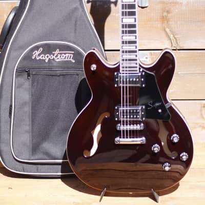 Hagstrom Super Viking - Transparent Brown York Signature image 1