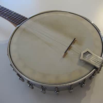 Gariepy 5 String Banjo Beautiful Original Condition Circa-1960s-Natural with Metal Pot image 4