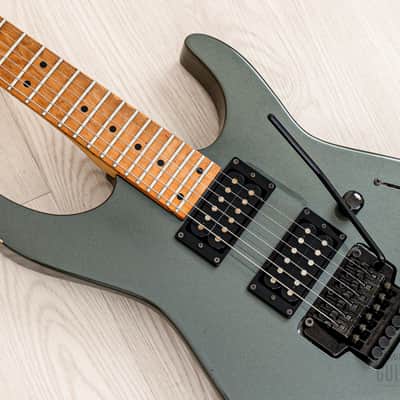 1997 Charvel Dinky HH DK24 Ikebe Limited Edition Gunmetal Gray w/ Floyd Rose, Japan image 7