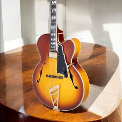 D'Angelico Excel Exl 1 Archtop Single Cutaway Hollow Body, Dark Iced Tea Burst * w/Case DAEEXL1DITBGT image 3