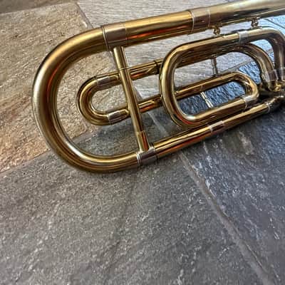 Bach brand trigger Trombone with mouthpiece , USA image 8