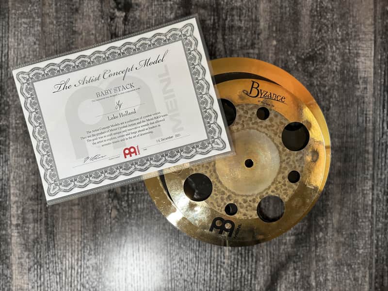 Meinl 10"/12" AC-BABY Luke Holland Artist Concept Model Baby Stack image 1