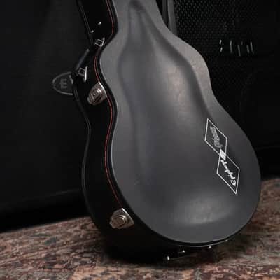 Epiphone Inspired by Gibson J-180 LS Acoustic/Electric Guitar - Frost Blue with Hardshell Case image 15