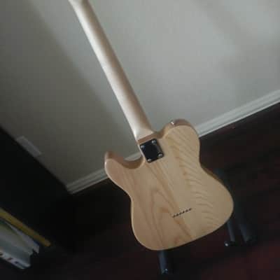 Indio Retro DLX Plus Solid Ash Electric Guitar with Gig Bag (Tele Style) image 4