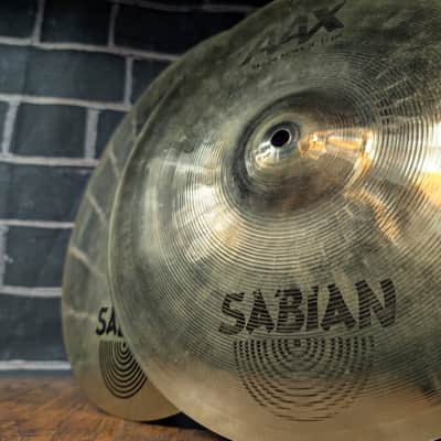 Sabian AAX 14" Stage Hi‑Hat Cymbals (Pair) – Bright, Crisp, Modern Projection – Professional B20 Alloy image 17