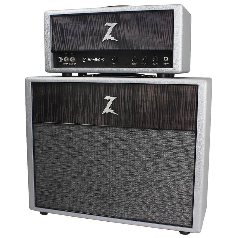 Dr. Z Z Wreck Quantum Silver 30-Watt 2x12" Guitar Amp Half Stack image 1