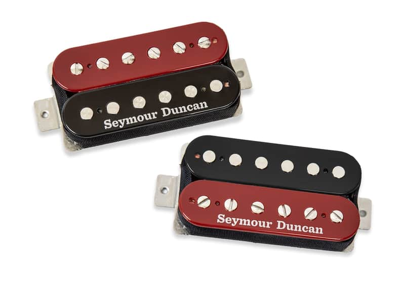 Seymour Duncan Hot Rodded Humbucker set - red / black zebra image 1