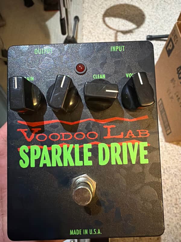 Keeley Voodoo Lab Sparkle Drive with Tube Screamer Mod+ 2010s - Black image 1