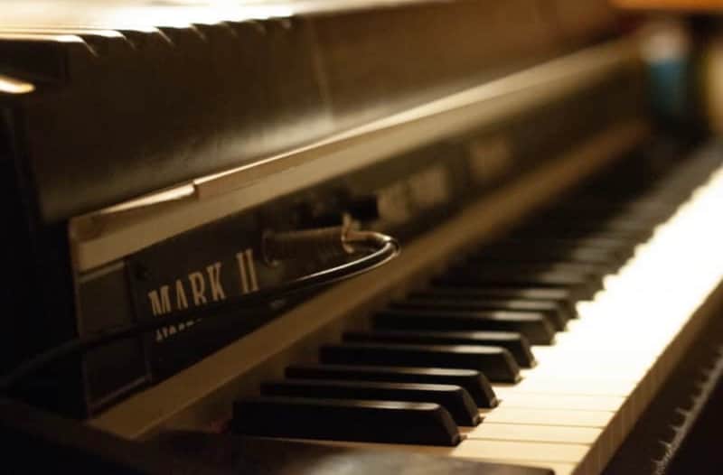 Rhodes Mark II Stage 73-Key Electric Piano 1979 - 1983 - Black Flat Top image 1
