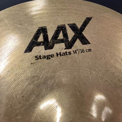 Sabian 14" AAX Stage Hi-Hat Cymbals (Pair) 2002 - 2018 - Brilliant image 3