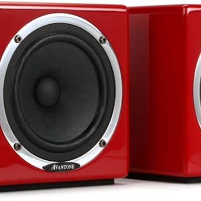 Avantone Pro Active MixCubes 5.25 inch Powered Studio Monitor Pair - 10th Anniversary Red image 2