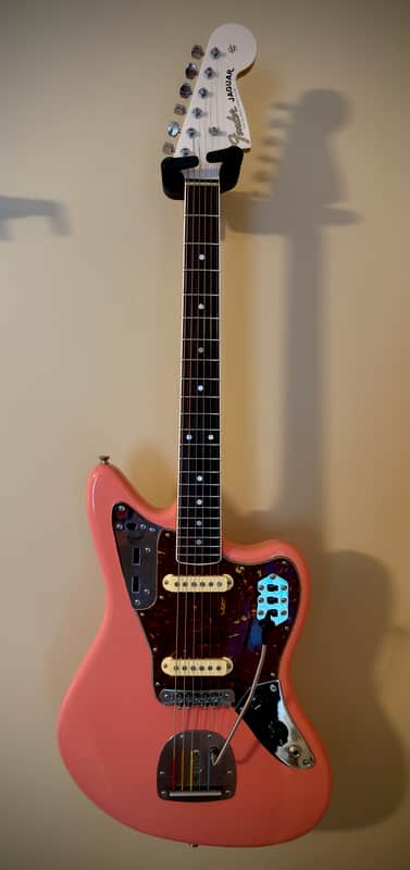 Fender Fender Custom Shop Jaguar - Time Machine (1966 Deluxe Closet Classic) 2023 - Nitro Tahitian Coral Body, Olympic White Headstock image 1