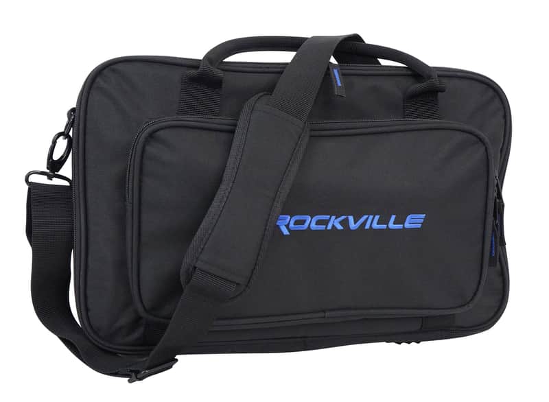 Rockville Heavy Duty Rugged Gig Bag DJ Case Fits Mackie ProFX6v3, Behringer FLOW 8, Zoom LiveTrak L-8 image 1