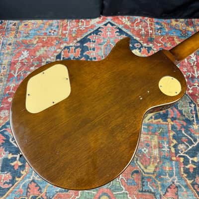 *Video* Aria Pro II Les Paul Gold Top Model LS600 Slab Mahogany - 1980 image 5