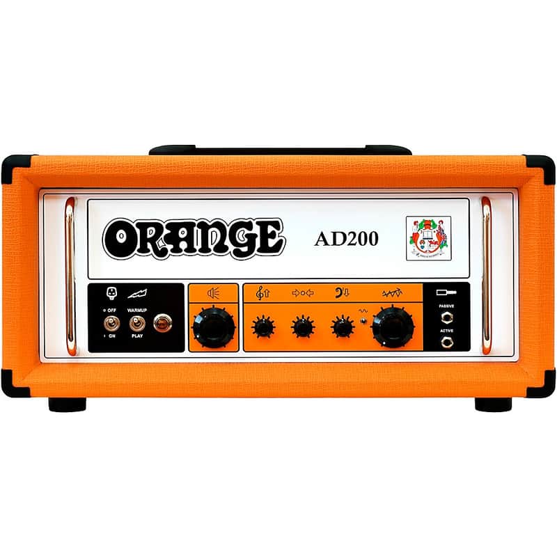 Orange Amplifiers AD200 200W Tube Bass Amp Head Regular Orange image 1