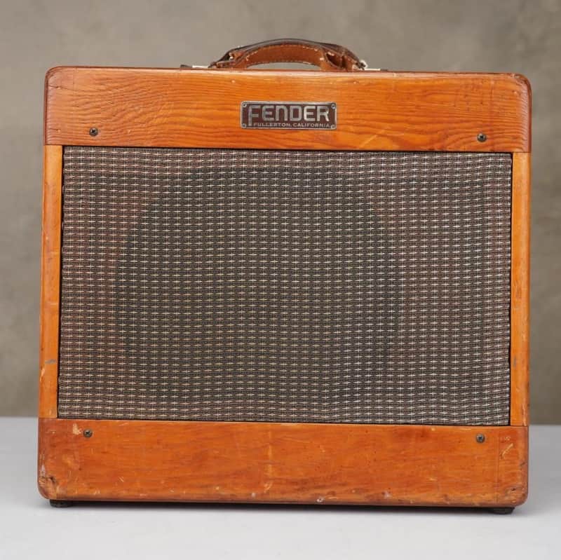 1954 Fender 5D3 Wide Panel Tweed Deluxe 1x12 Combo Amplifier #58997 image 1