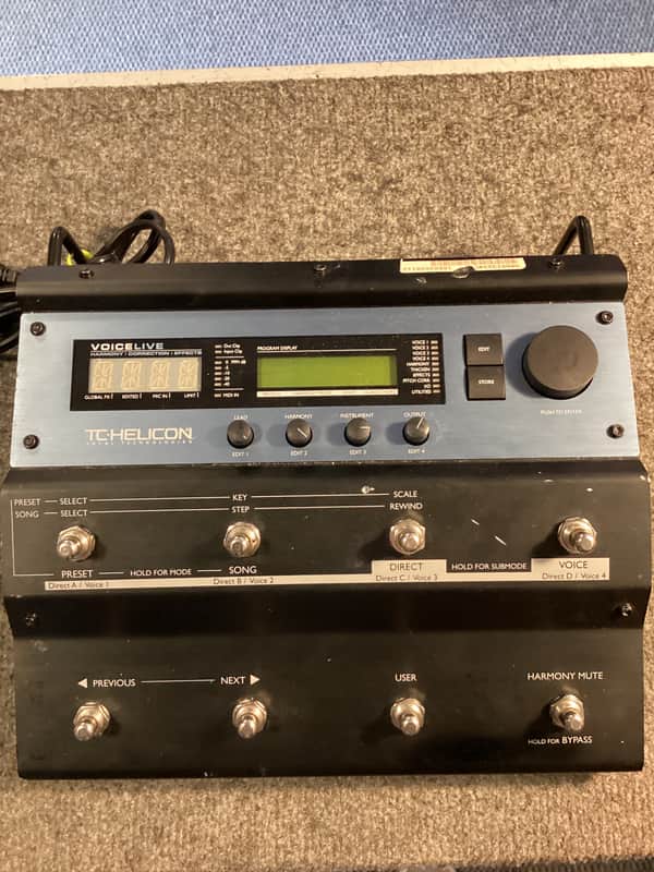 TC Helicon VoiceLive Footswitch-Controlled Mic Preamp with Harmony, Pitch Correction and Effects image 1