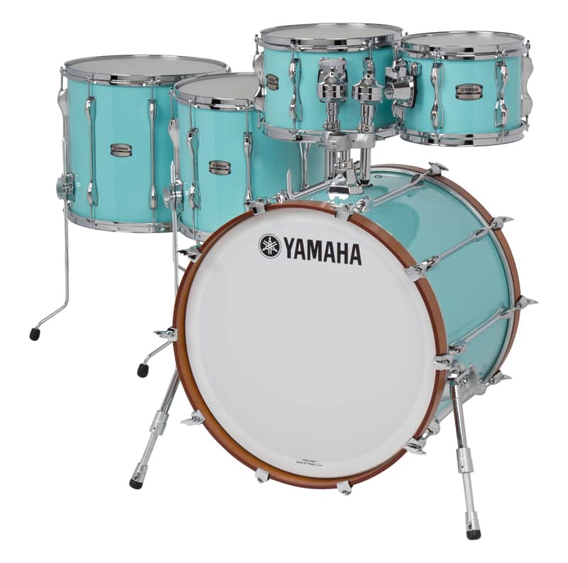 Yamaha Recording Custom 10/12/14/16/22x14" 5pc Shell Pack Surf Green - IN STOCK! image 1