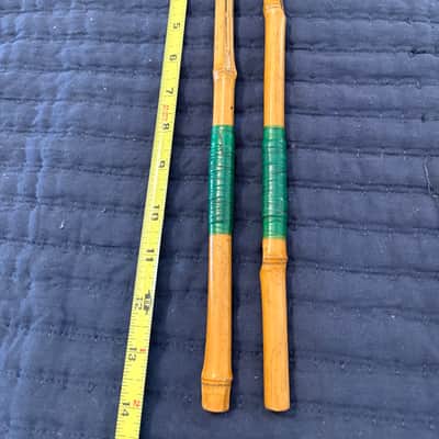 No Name Vintage Hard Felt Timpani Mallets 1980s? - Bamboo image 3