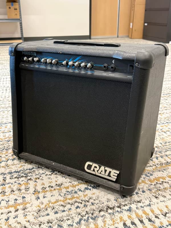 Crate MX65R 2-Channel 65-Watt 1x12" Solid State Guitar Combo 2000s - Black image 1