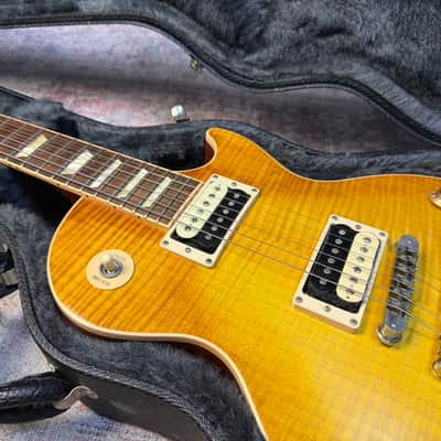 Gibson Les Paul Classic Faded Flame Top Honey Burst w/ Hardcase image 14