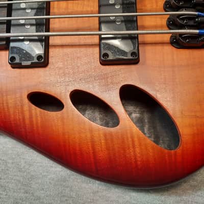 Ibanez SRD905F-BTL Bass Workshop Fretless Soundgear - Brown Topaz Burst Low Gloss image 3