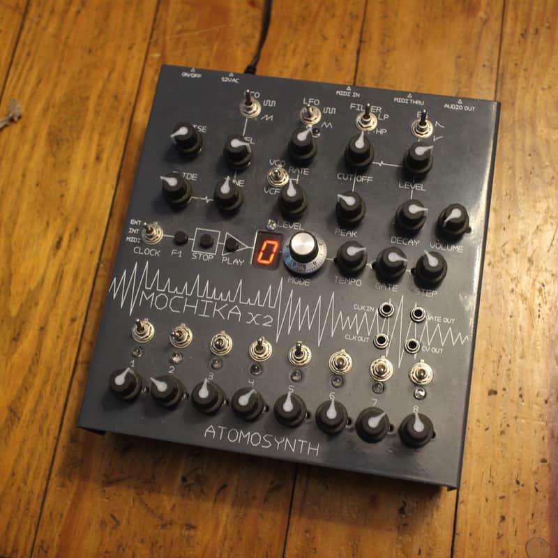 Atomosynth Mochika X2 (RARE) Grey Analog Synthesizer w/Sequencer 2015 image 1