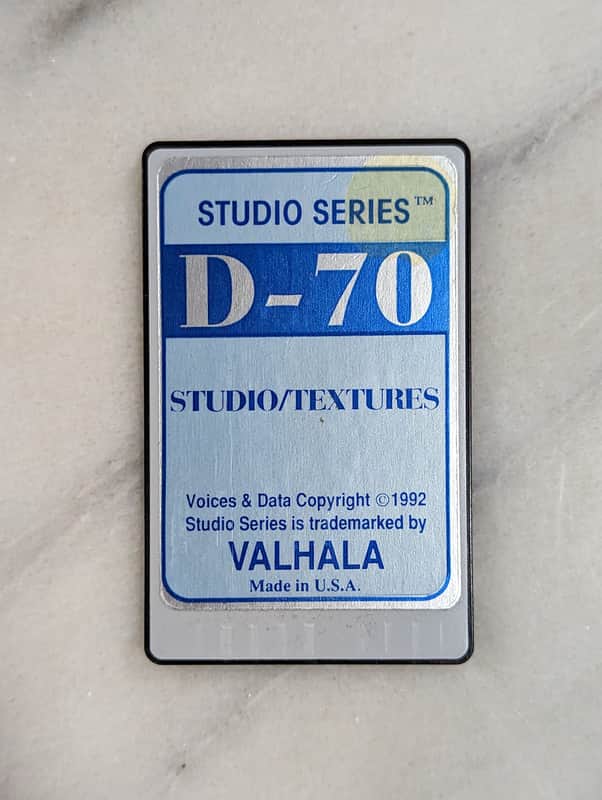 Roland D-70 Valhala Studio / Textures ROM Memory Card image 1
