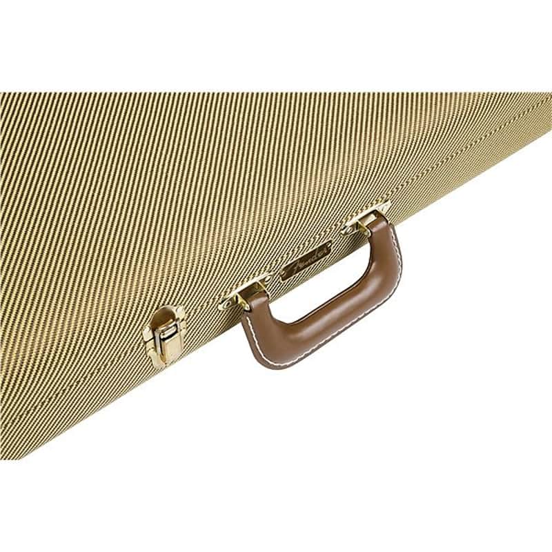 Fender G&G Deluxe Strat/Tele Hardshell Case, Tweed with Red Poodle Plush Interior 2016 image 3