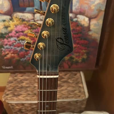 Pensa MK-1 Custom P-90 (Aqua Blue Burst) 2015 - Aqua Blue Burst image 9