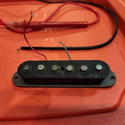 FENDER STRATOCASTER PICKUP 1979 grey bottom, rewound, meter reads 5.37 image 6
