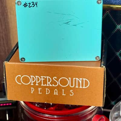 Coppersound Pedals Strategy V1 Preamp / Overdrive Sonic Blue Relic image 10