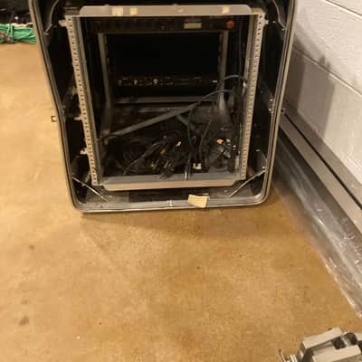 Rack-Pack Custom Built Rackmount Shock Case 12U Twelve Space ATA flight case with caster wheels image 4