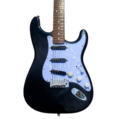 1994 Fender American Deluxe Strat Plus Mystic Black image 2